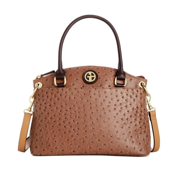 Giani Bernini Handbags - NWT GIANI BERNINI Faux Ostrich Mini Satchel